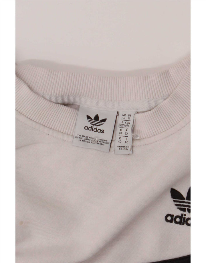 Женский джемпер оверсайз Adidas UK 14, средний розовый, цветных блоков