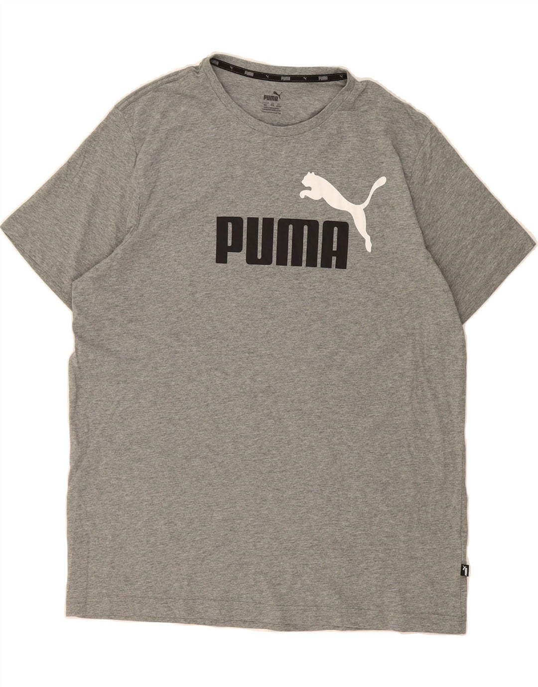 Mens Graphic T-Shirt Top 2XL Vintage Puma and Second-Hand Puma from Messina Hembry 