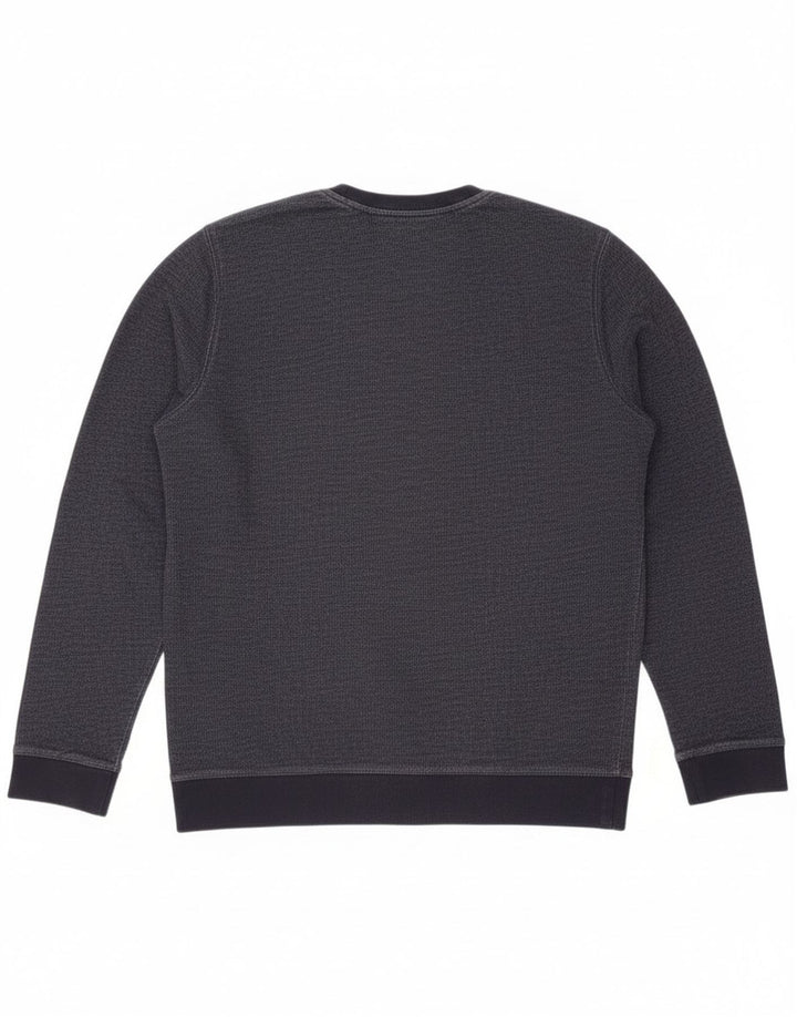 Мужской свитшот с рисунком Calvin Klein Jeans, средний темно-синий