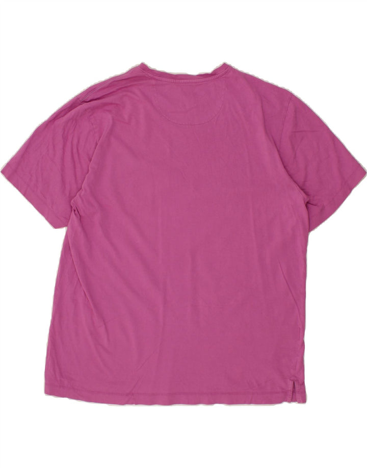 TOMMY BAHAMA Mens T-Shirt Top Medium Pink Cotton Vintage Tommy Bahama and Second-Hand Tommy Bahama from Messina Hembry 