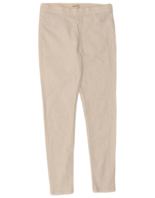 Женские джинсы джеггинсы Marks & Spencer UK 12, средние W28 L27, белый хлопок