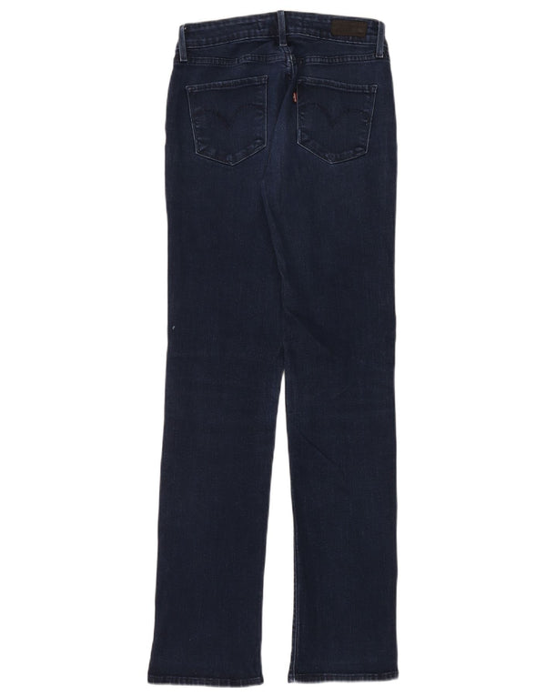 Женские прямые джинсы Levi's Demi Curve США 0 XS W25 L32 Темно-синие
