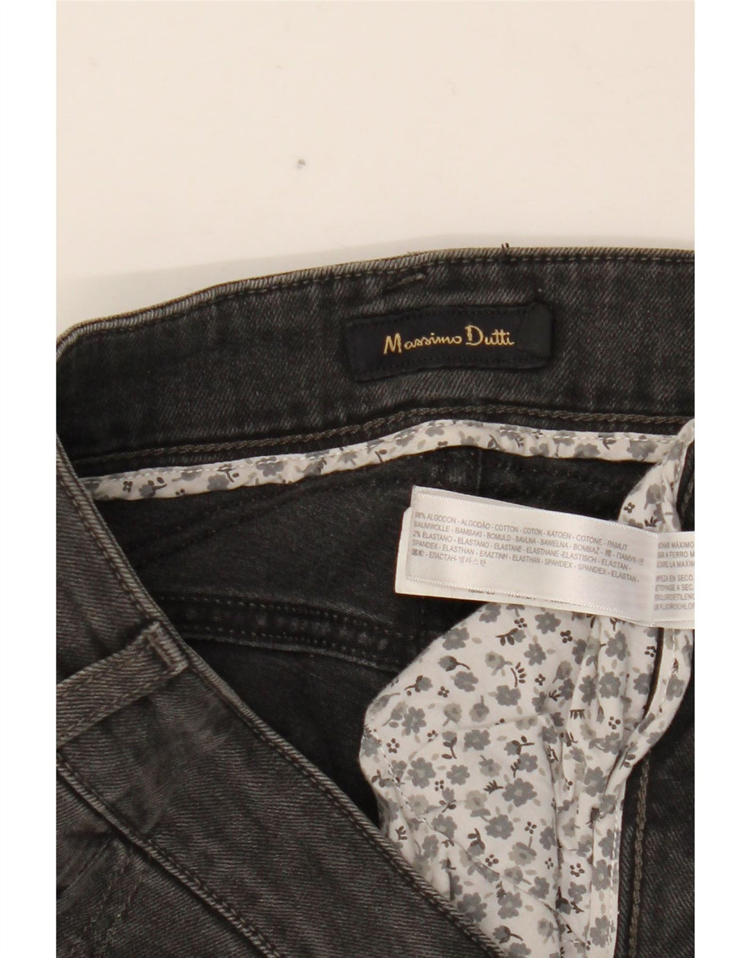 Женские узкие джинсы Massimo Dutti W29 L33, серый хлопок