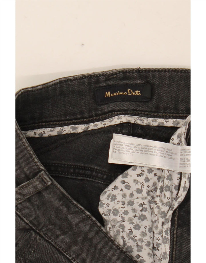 Женские узкие джинсы Massimo Dutti W29 L33, серый хлопок