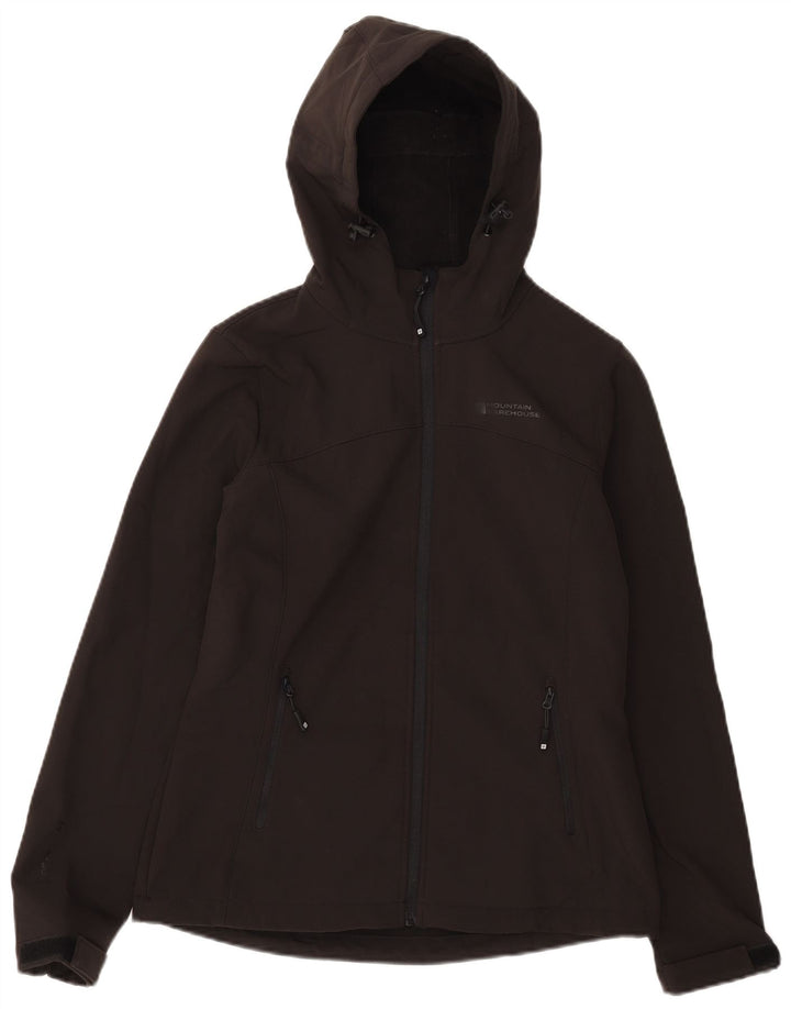 Женская ветровка с капюшоном Mountain Warehouse UK 10, маленькая черная
