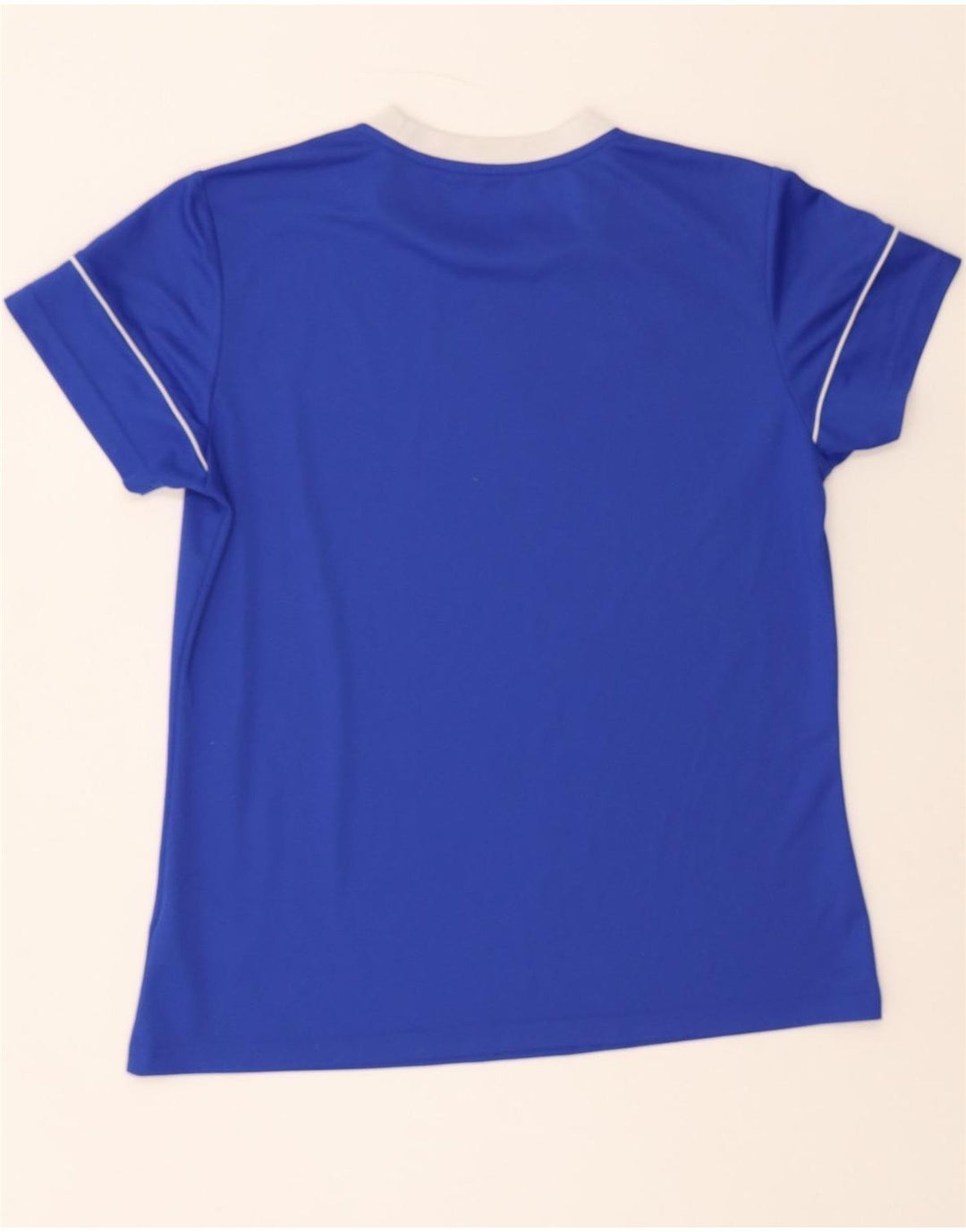 ADIDAS Womens Climalite T-Shirt Top UK 16/18 Large Blue Polyester Vintage Adidas and Second-Hand Adidas from Messina Hembry 