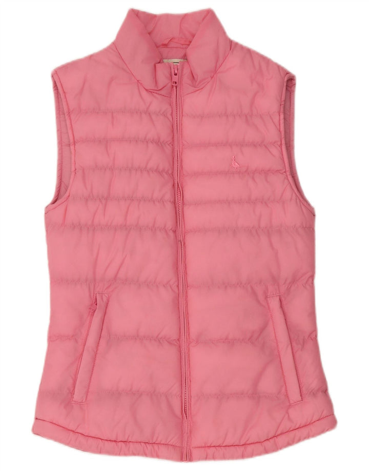 Женский утепленный жилет Jack Wills UK 8, маленький розовый нейлон