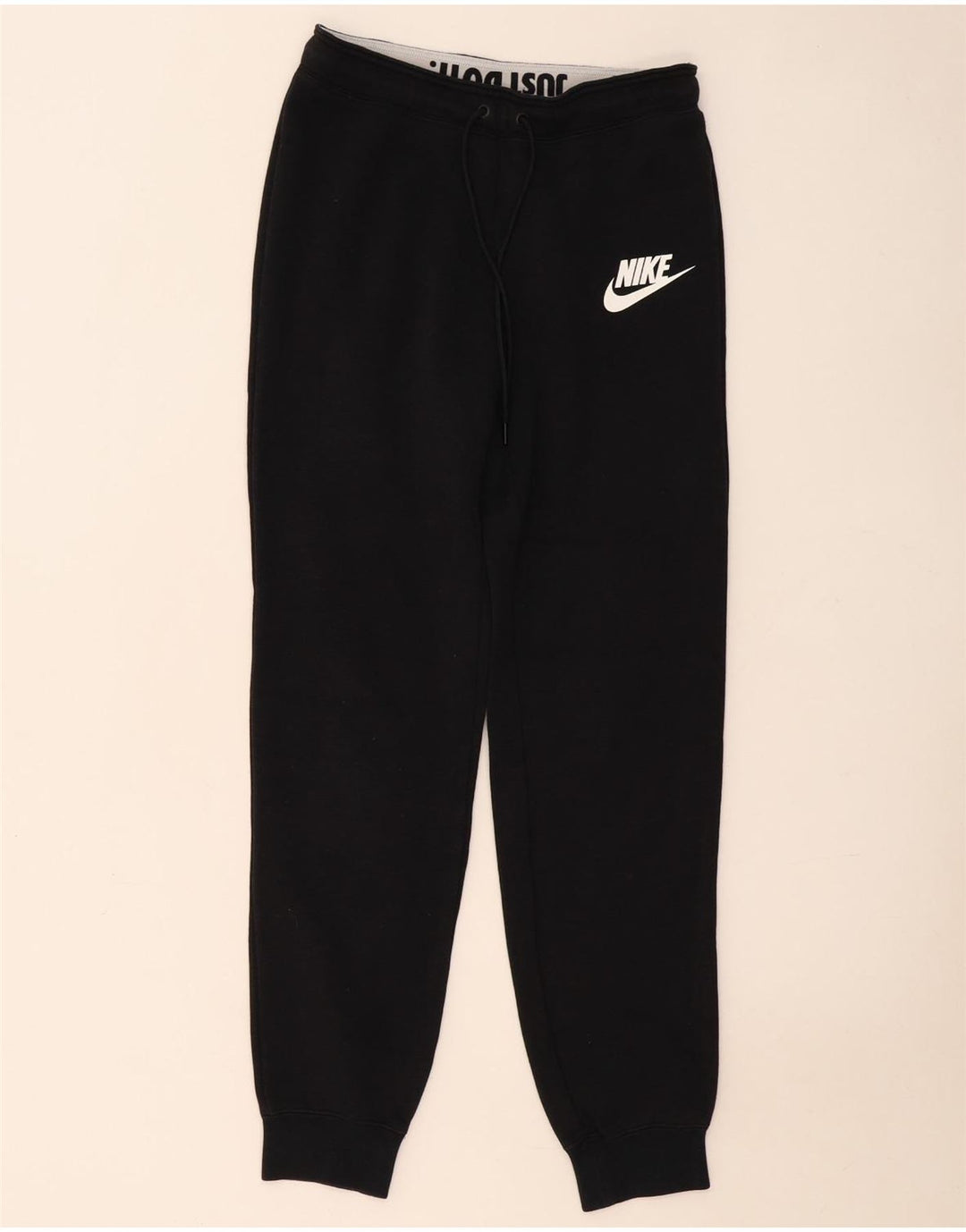 Женские спортивные брюки Nike, маленькие черные хлопковые брюки для бега