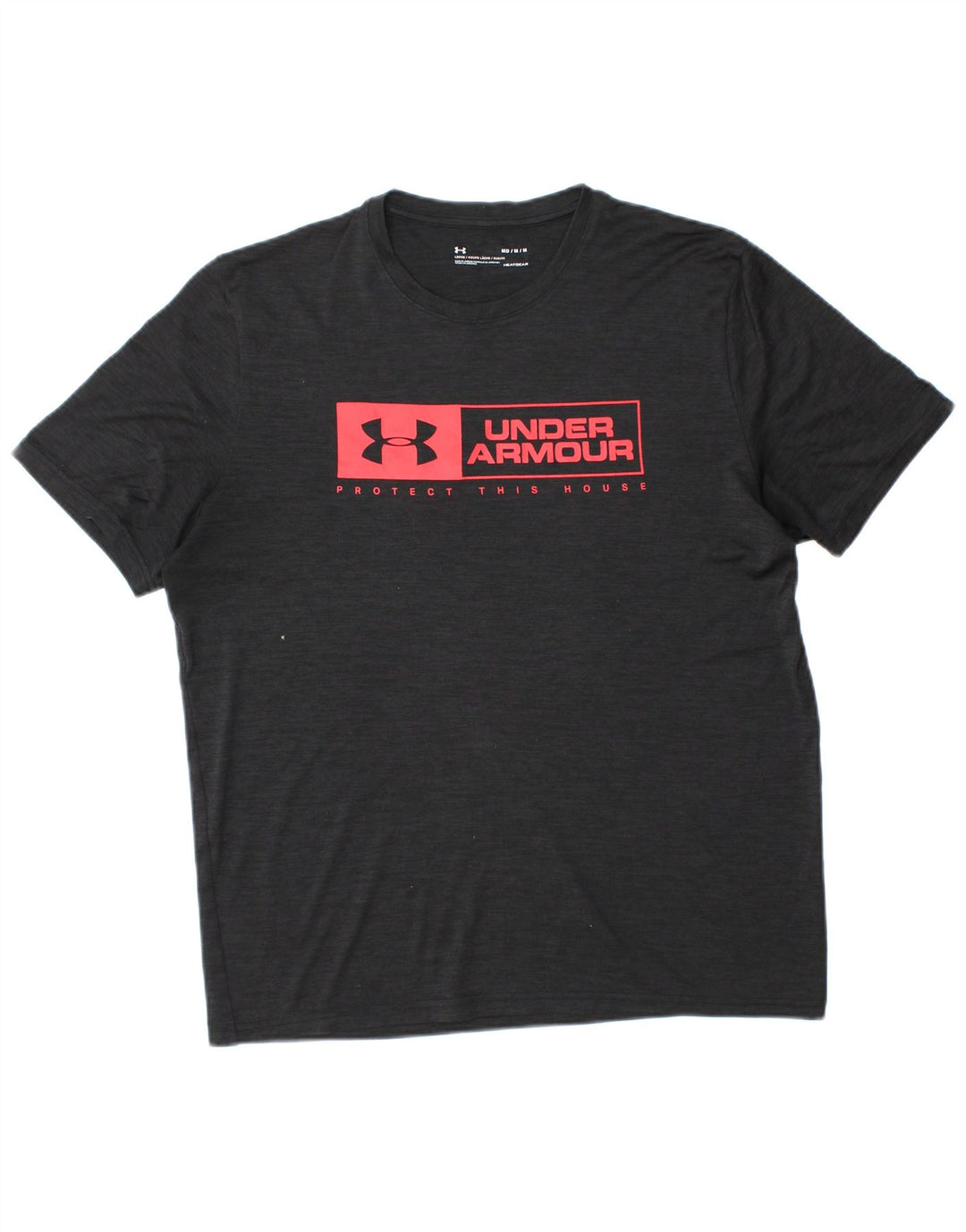 Мужская футболка с рисунком Under Armour Heat Gear, средний черный