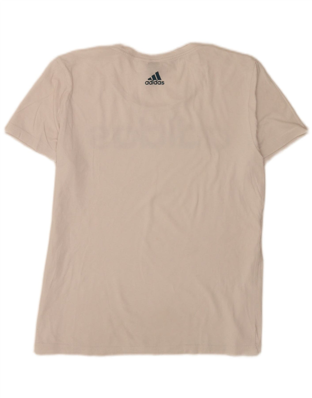 Женская футболка Adidas Regular с рисунком Top UK 12, средний белый