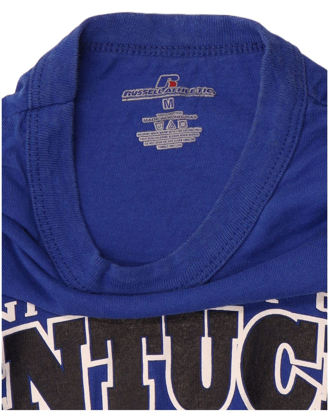 Мужская футболка с рисунком Russell Athletic Kentucky Wildcats, средний синий цвет