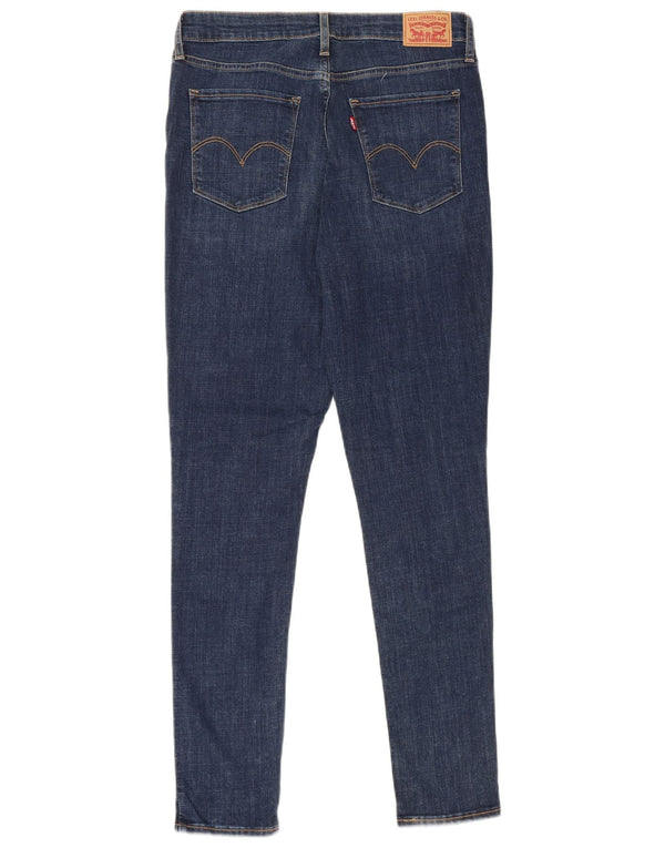 Женские джинсы скинни Levi's 721 с высокой посадкой W31 L30 Темно-синие, хлопок