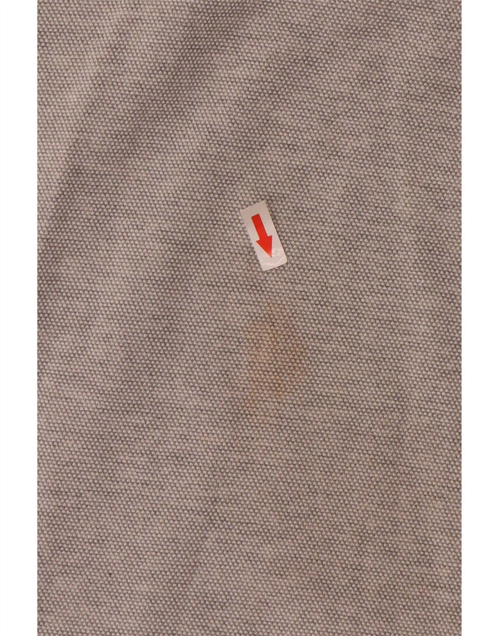 Мужская рубашка-поло Jack & Jones XL, серая, хлопок
