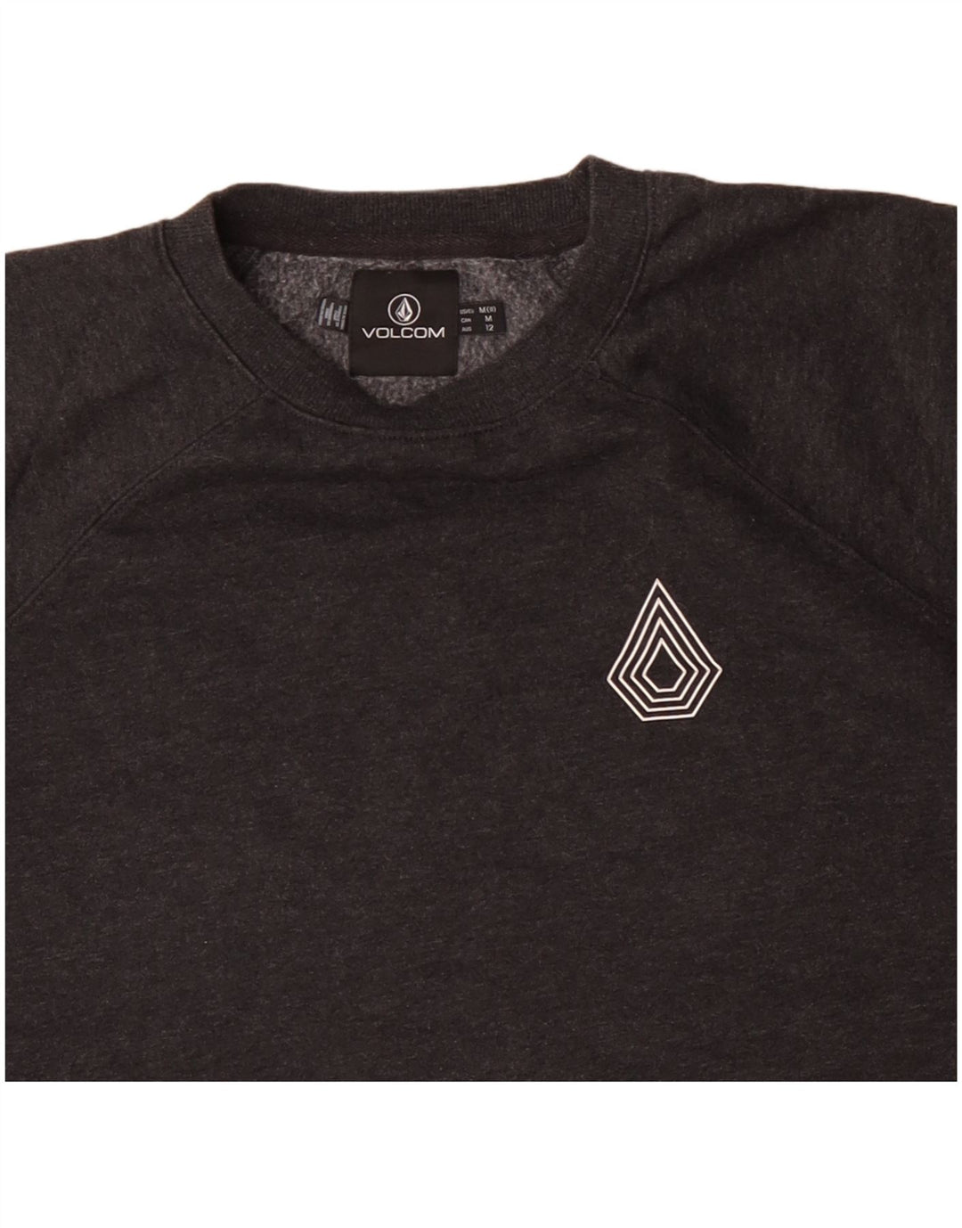 Женский свитер Volcom, джемпер US 8, средний серый хлопок, серый
