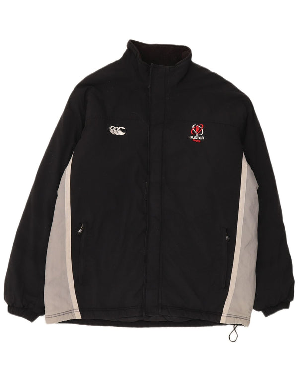 Мужская ветровка Canterbury UK 40, большая черная с цветными блоками