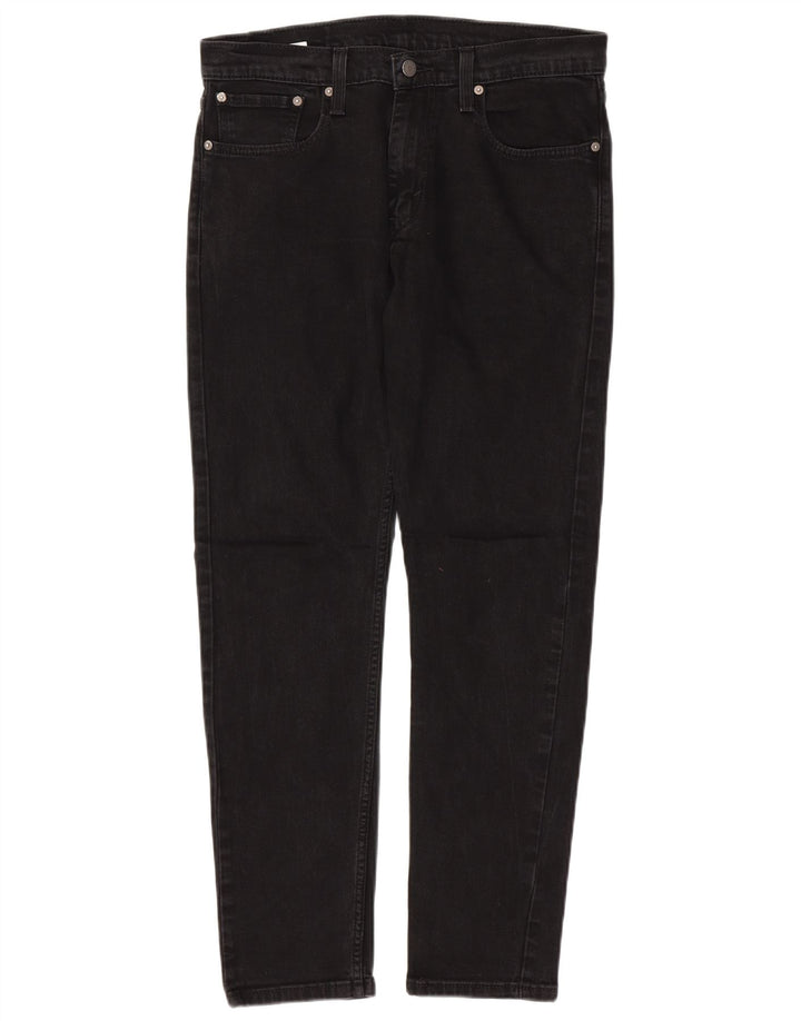 Мужские зауженные джинсы LEVI'S 512 W32 L32, черный хлопок