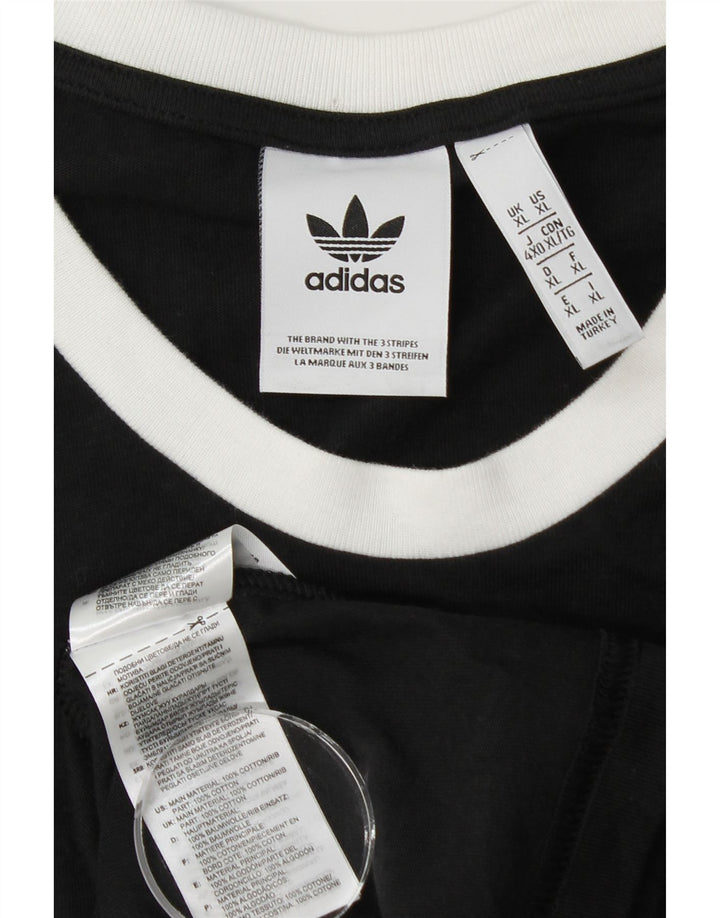 Мужская футболка Adidas Top XL, черный хлопок