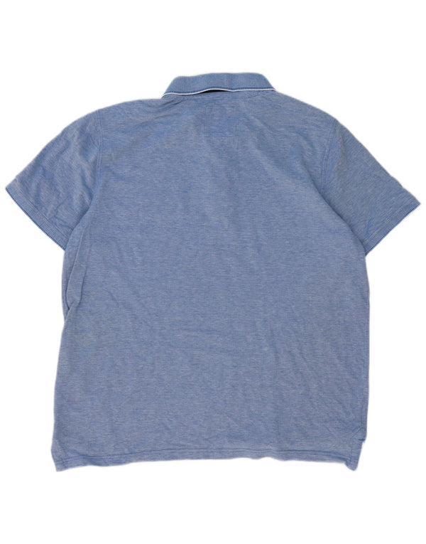 Мужская рубашка-поло Crew Clothing 2XL, синяя, хлопок