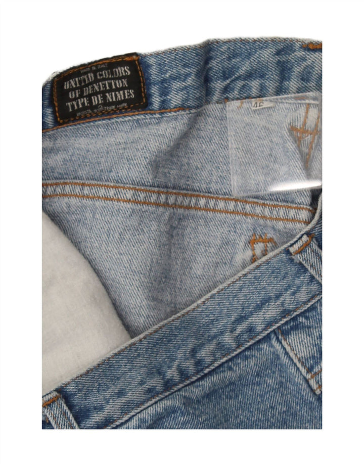 Джинсы прямые мужские Benetton IT 46 W33 L30 синие, хлопок