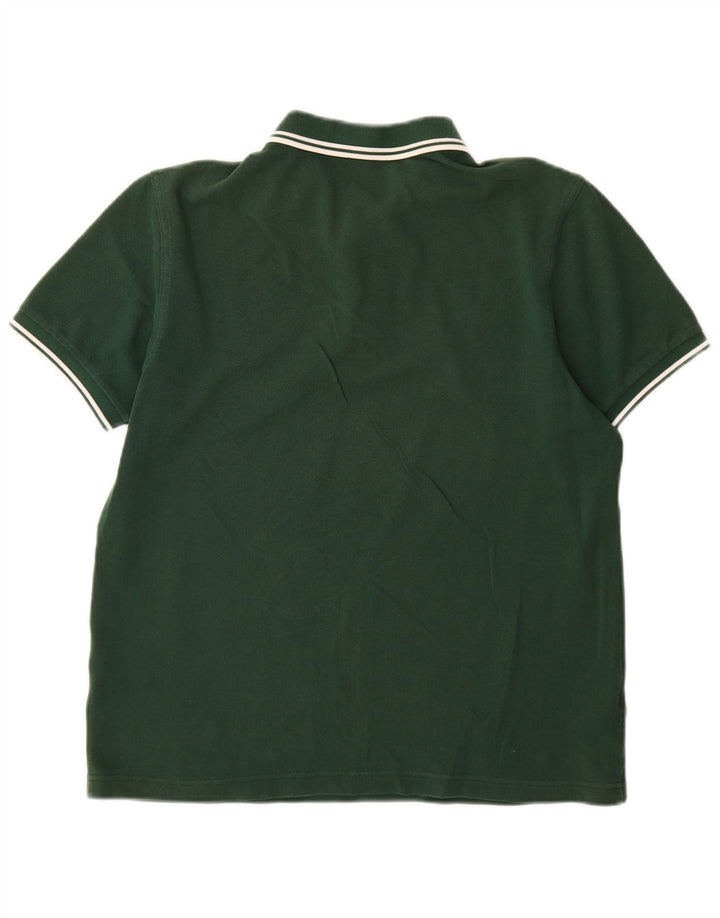 Мужская рубашка-поло Fred Perry, хлопок среднего зеленого цвета