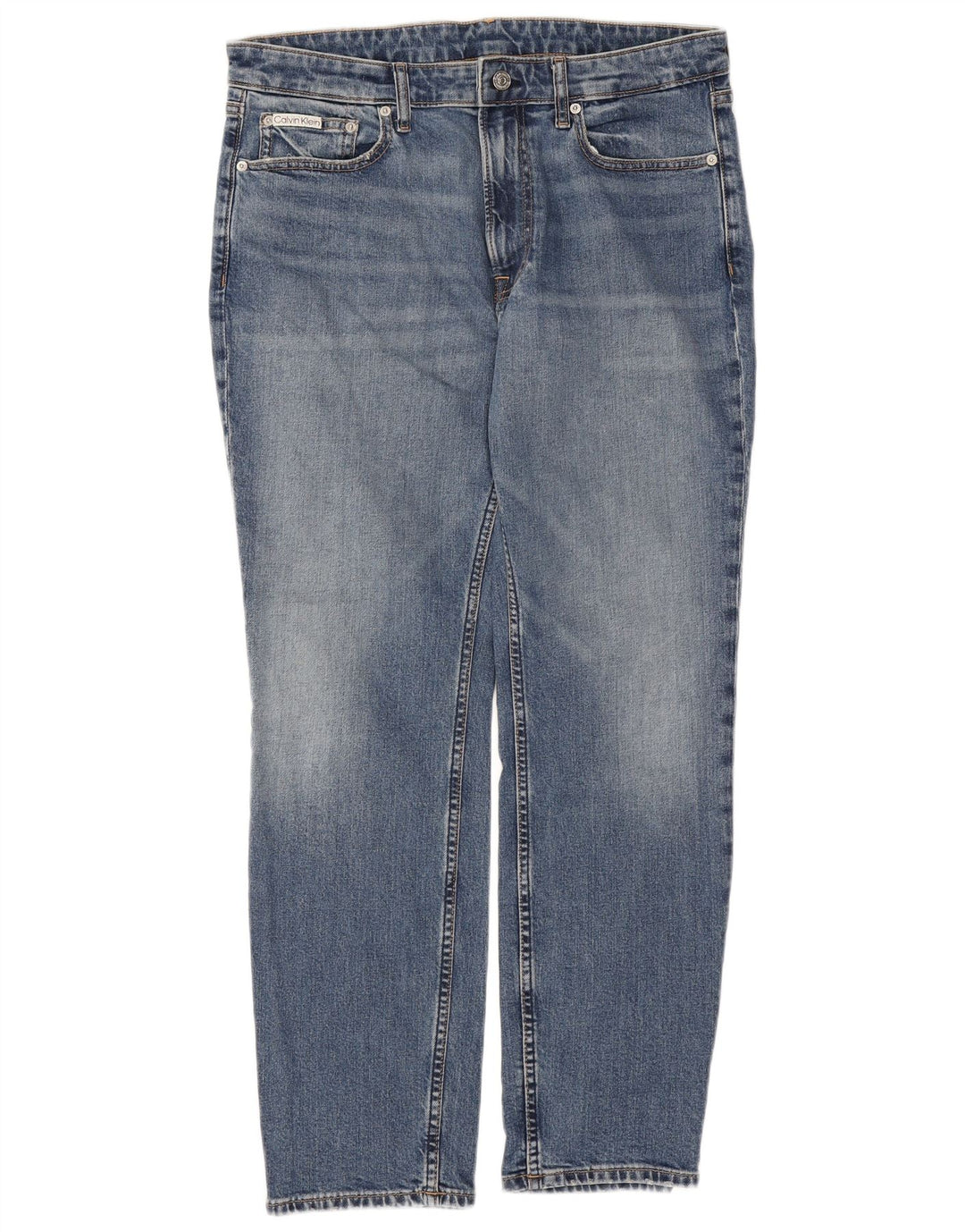 Мужские узкие джинсы Calvin Klein W33 L30 синие