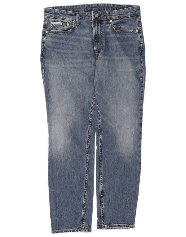 Мужские узкие джинсы Calvin Klein W33 L30 синие