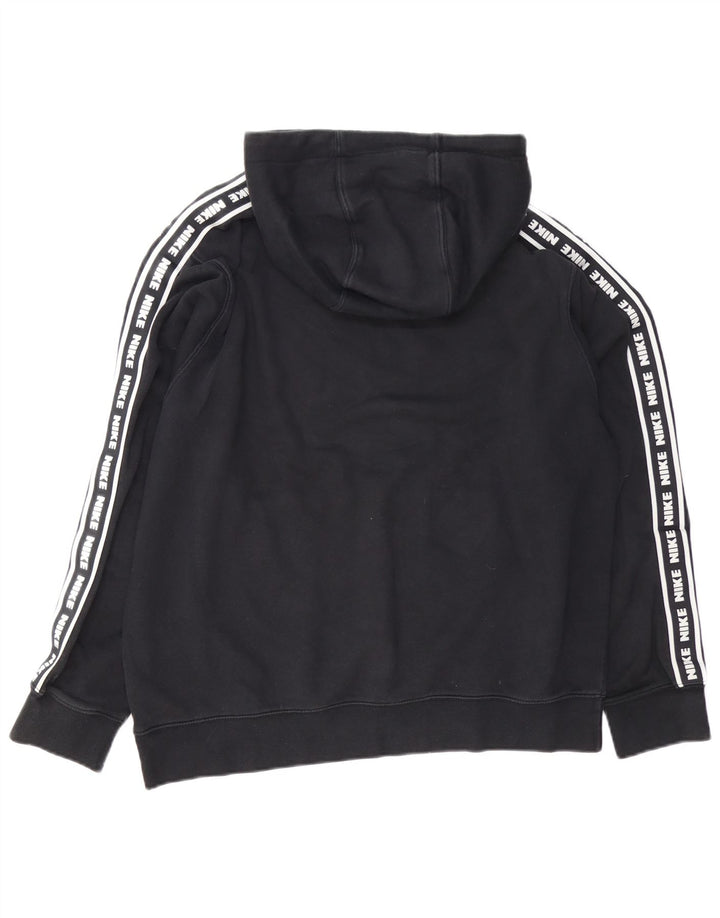 Мужской джемпер с капюшоном NIKE, большой черный, хлопковый