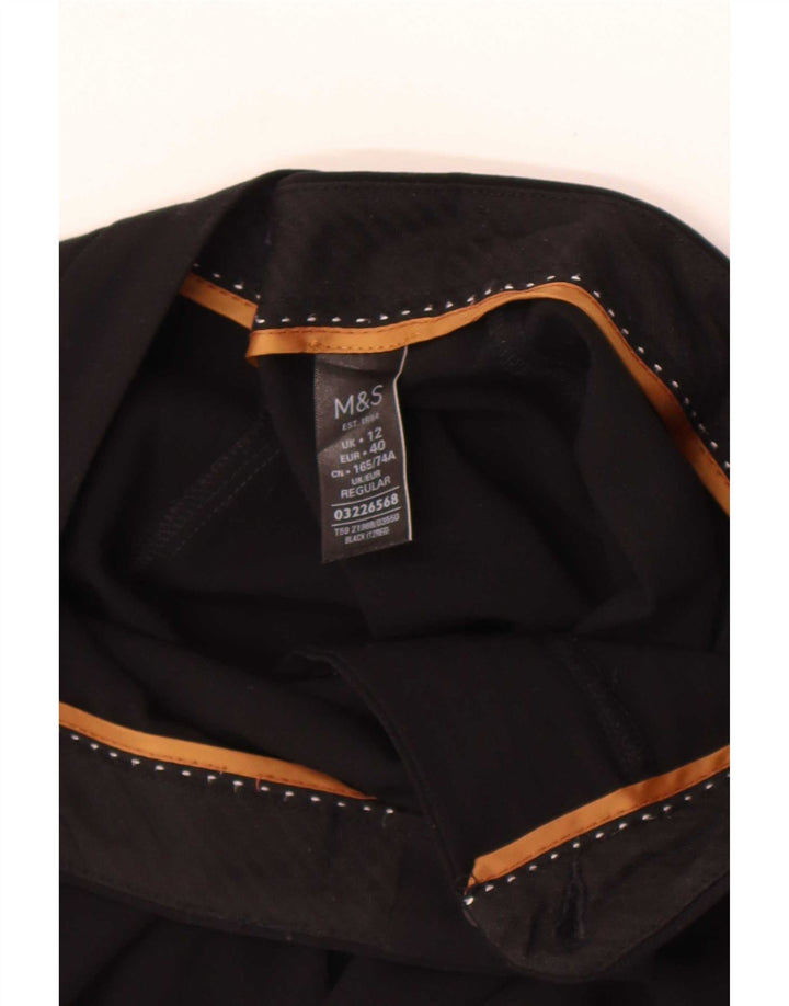 Женские брюки-брюки Marks & Spencer Bootcut UK 12 Medium W30 L27, черные