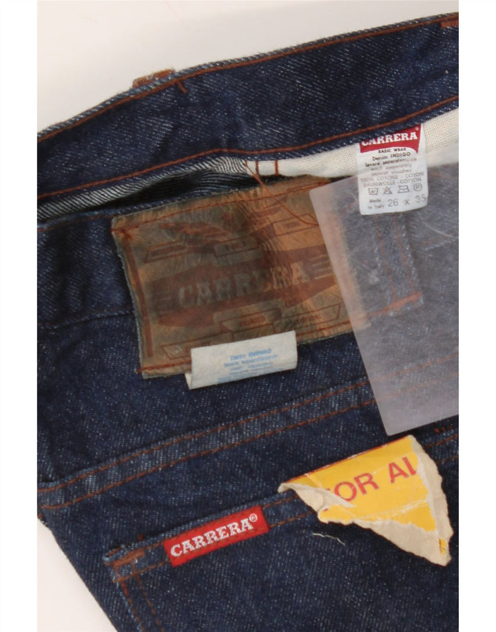 CARRERA Женские прямые джинсы W26 L35 Темно-синий хлопок