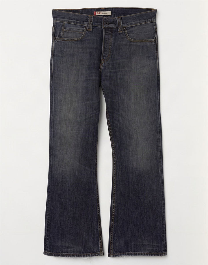 Мужские джинсы Levi's 512 Bootcut W34 L32 синие, хлопок