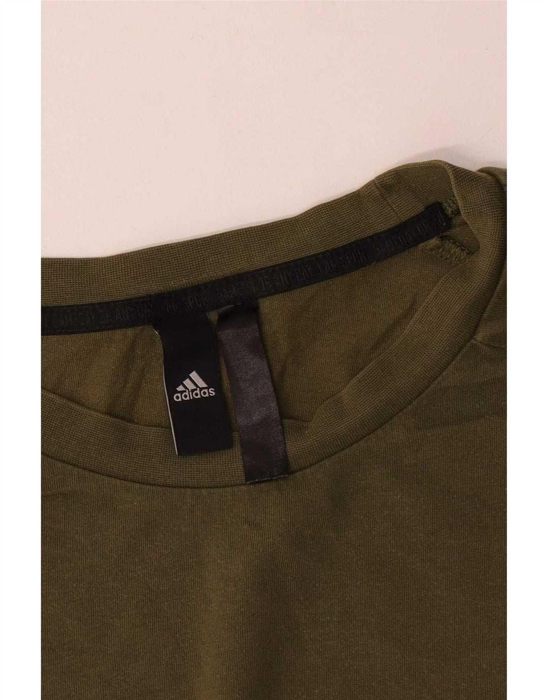 Мужская футболка Adidas Top 2XL Хаки Хлопок