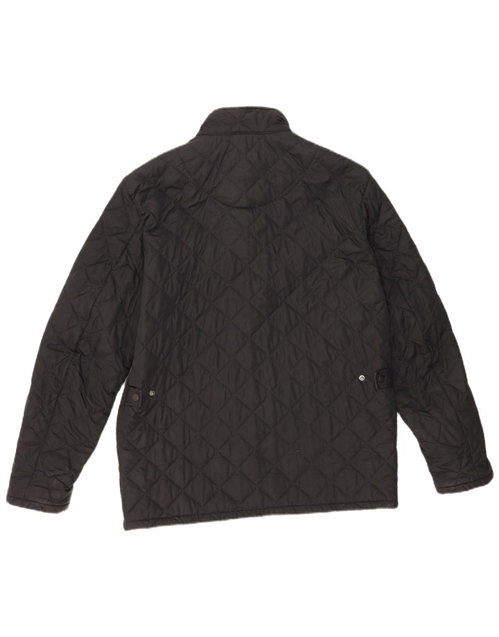 Мужская стеганая куртка Barbour UK 40, большая черная, полиэстер