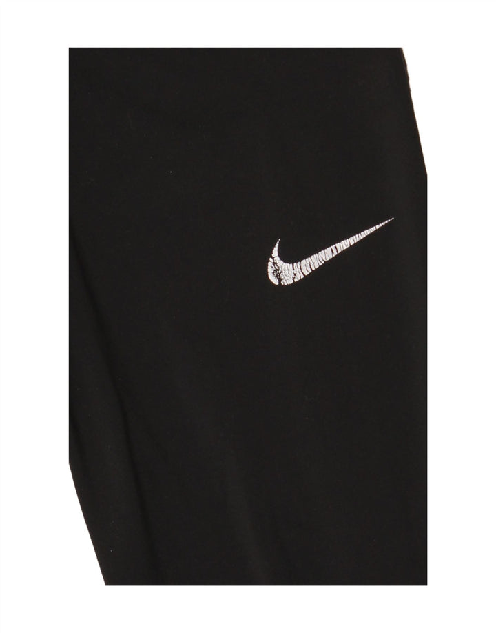 Женские леггинсы с рисунком Nike Dri Fit UK 14, средние, черные