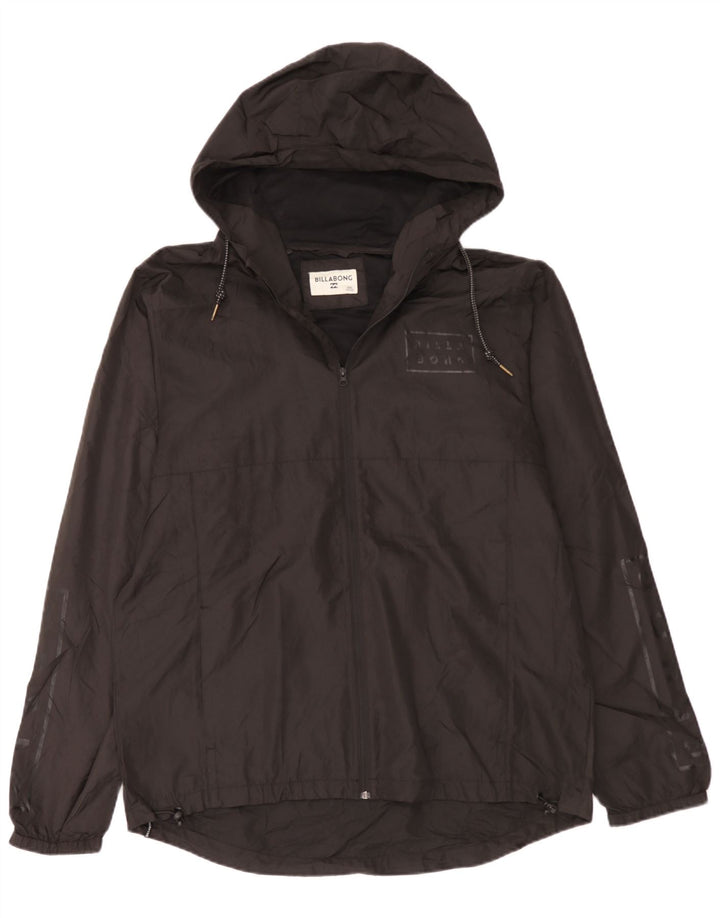 Мужская дождевик с капюшоном Billabong UK 44 2XL, черный полиэстер