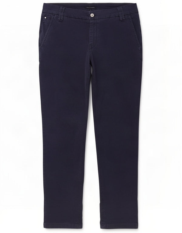 Tommy Hilfiger Womens Slim Chino Trousers US 6 Medium W30 L28 Navy Blue