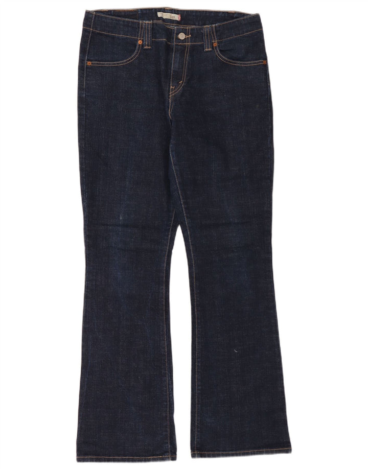 Женские джинсы Levi's 525 Bootcut US 10, средние W32 L32, темно-синие, хлопок