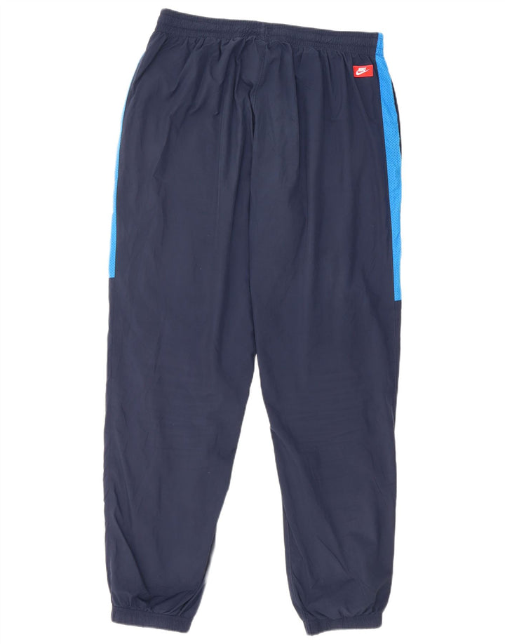 Мужские спортивные брюки Nike Joggers XL, темно-синие, полиэстер с цветными блоками