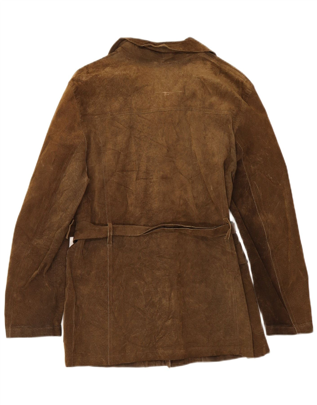 Винтажная женская замшевая куртка IT 42 Medium Brown Leather