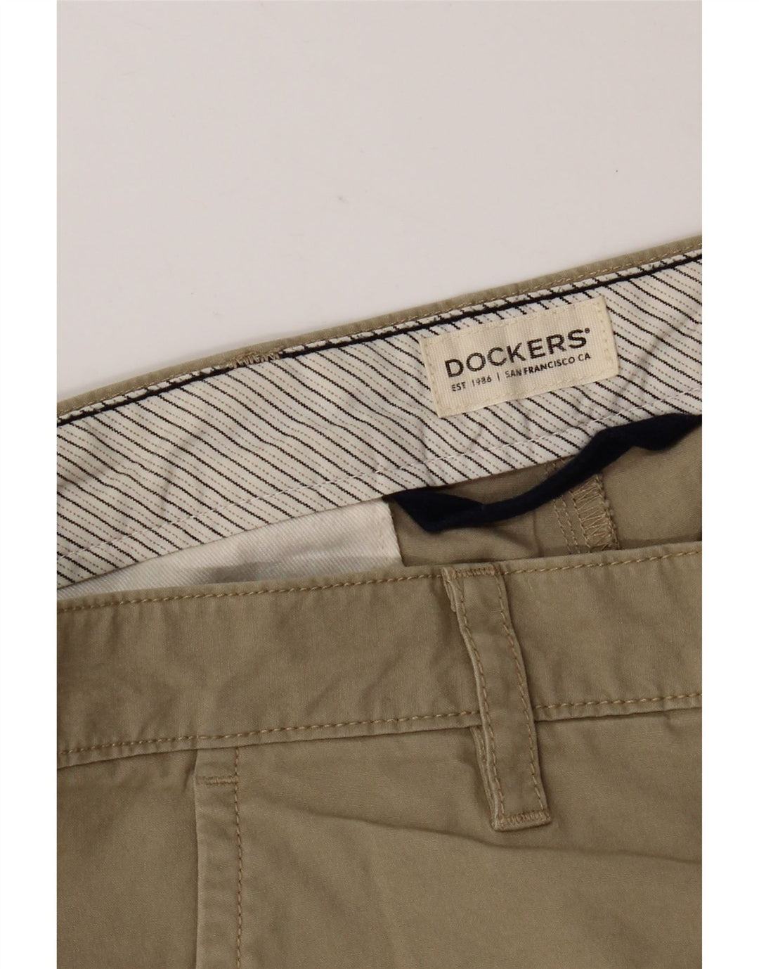 Мужские шорты чинос Dockers W36, большие размеры, цвет хаки, хлопок