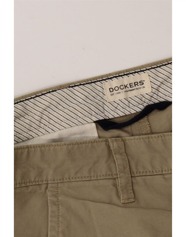 Мужские шорты чинос Dockers W36, большие размеры, цвет хаки, хлопок