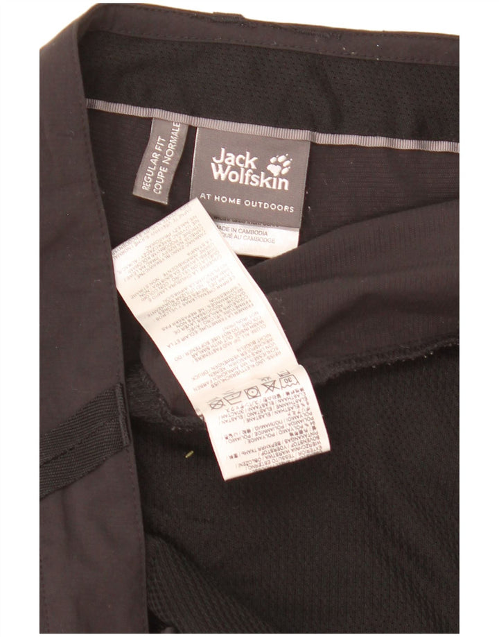 Мужские шорты карго Jack Wolfskin UK 46 XL W40 черные полиамид