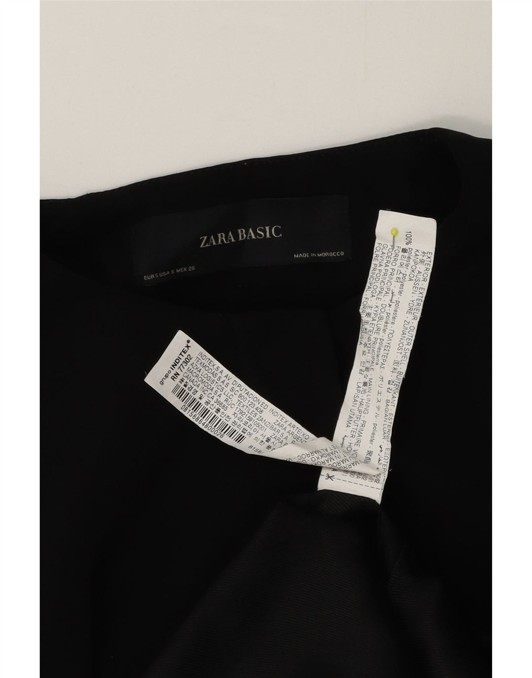 Женский бомбер оверсайз Zara UK 10, маленький черный полиэстер