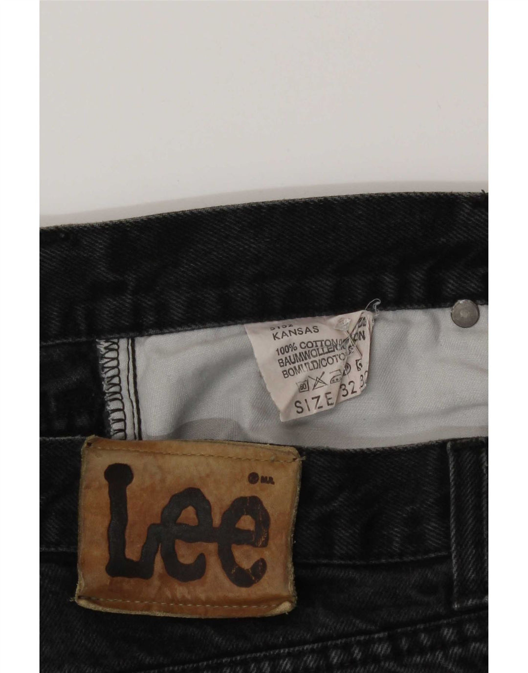 Мужские свободные джинсы Lee W32 L32 Серый хлопок