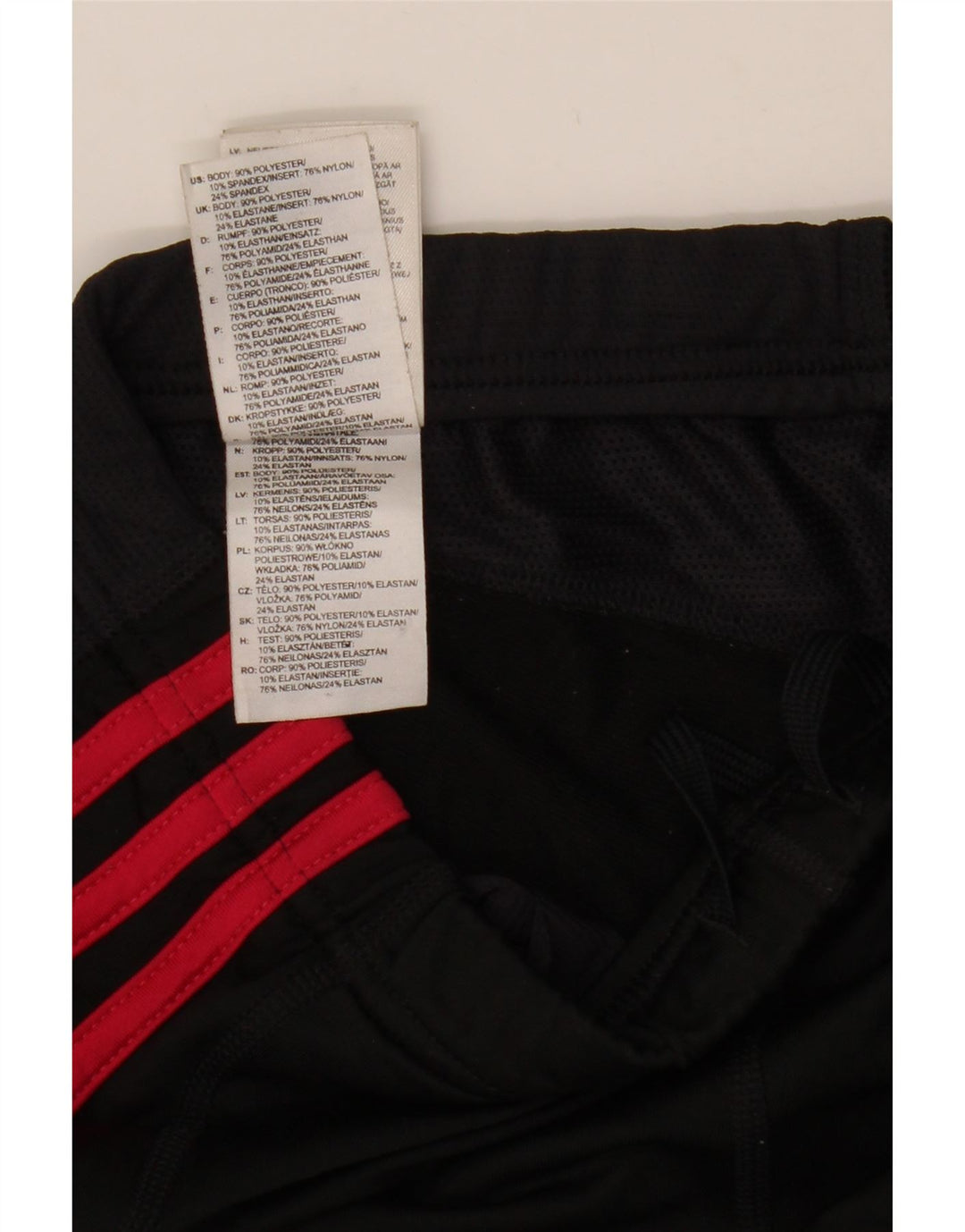 Женские леггинсы Adidas UK 10, маленькие черные из полиэстера