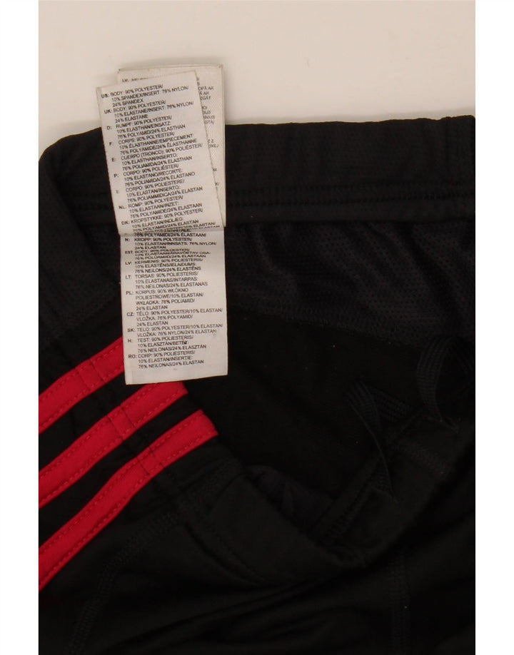 Женские леггинсы Adidas UK 10, маленькие черные из полиэстера