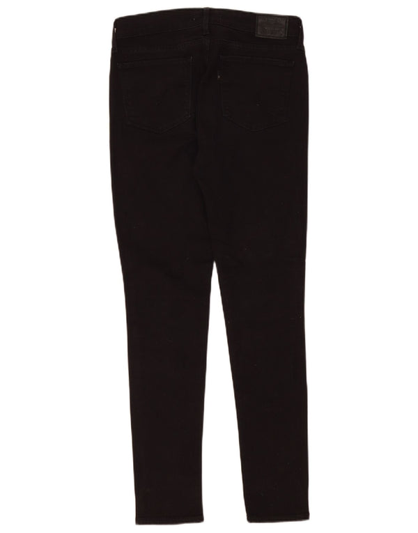 Женские джинсы скинни Levi's 711 W28 L28, черный хлопок