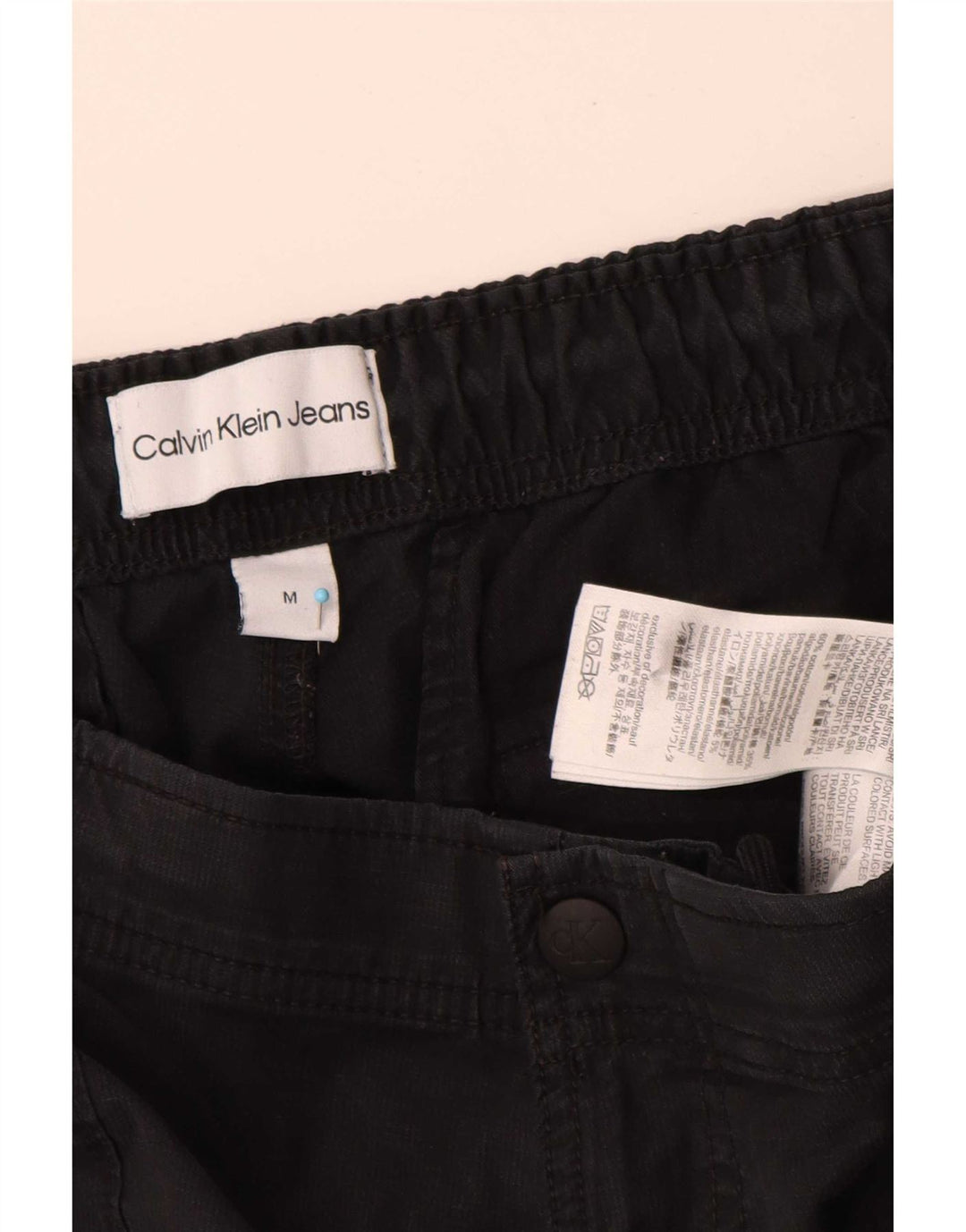 Мужские брюки-карго Calvin Klein Joggers Medium W32 L30, черный хлопок