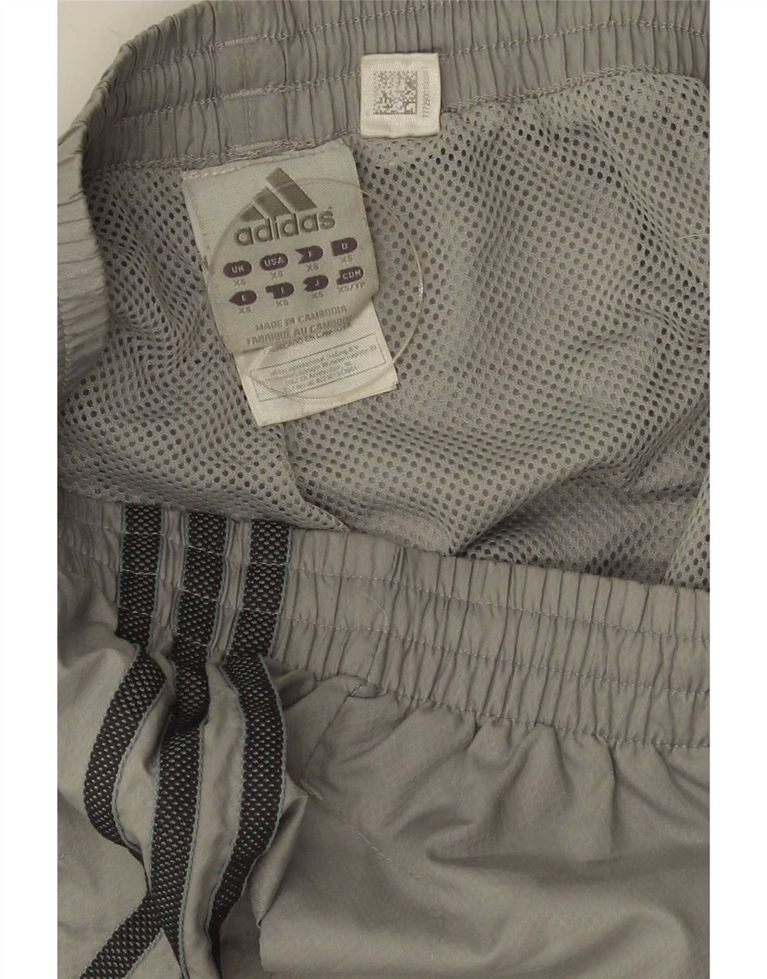 Мужские спортивные брюки Adidas XS серые из полиэстера