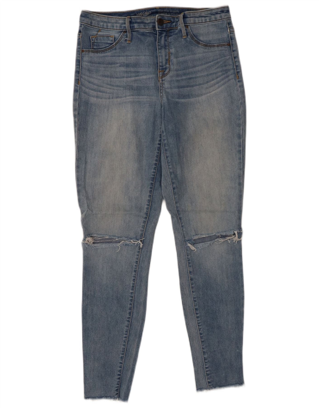 Женские джеггинсы MOSSIMO с высокой посадкой, США 6, средние W28 L28, синие