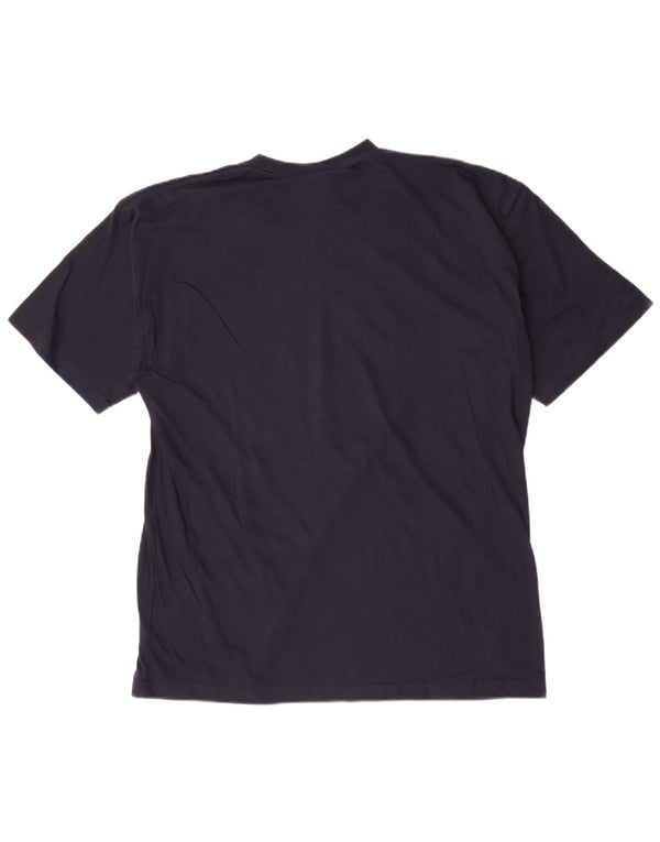 Мужская футболка Umbro, большой темно-синий хлопок